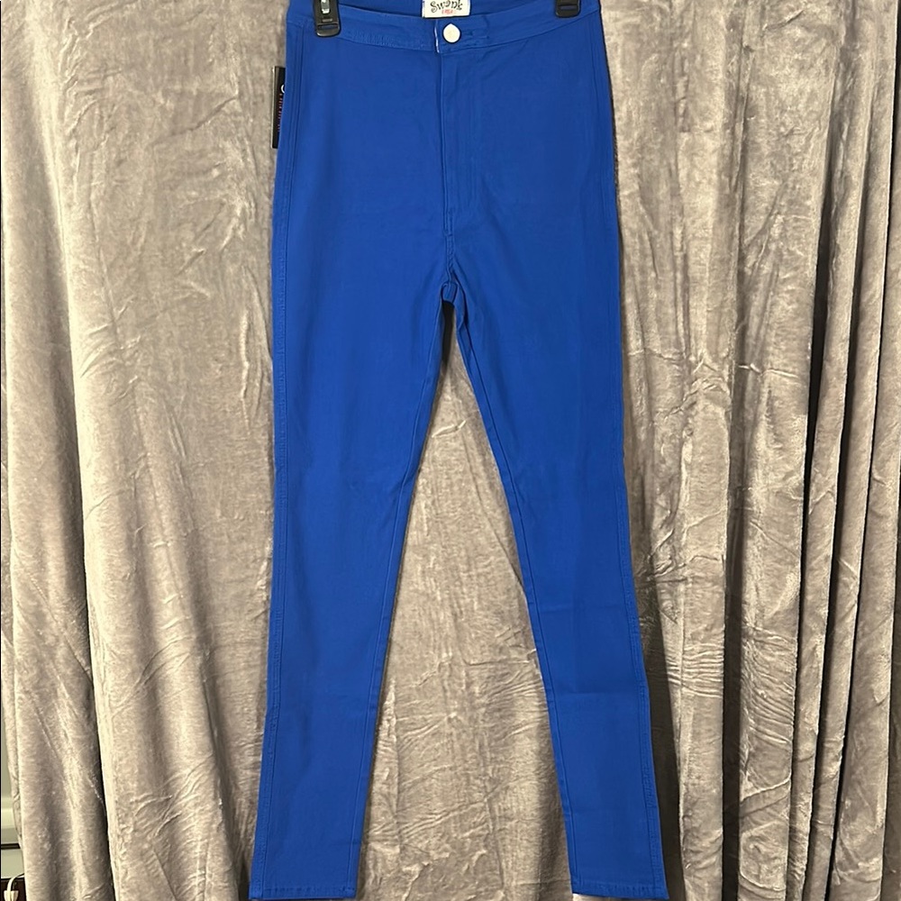 SWANKAPOSH Women's Blue Jeggings